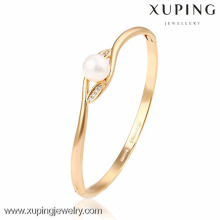 51212 Xuping Großhandel Charms Gold Peal Armreif für Damen